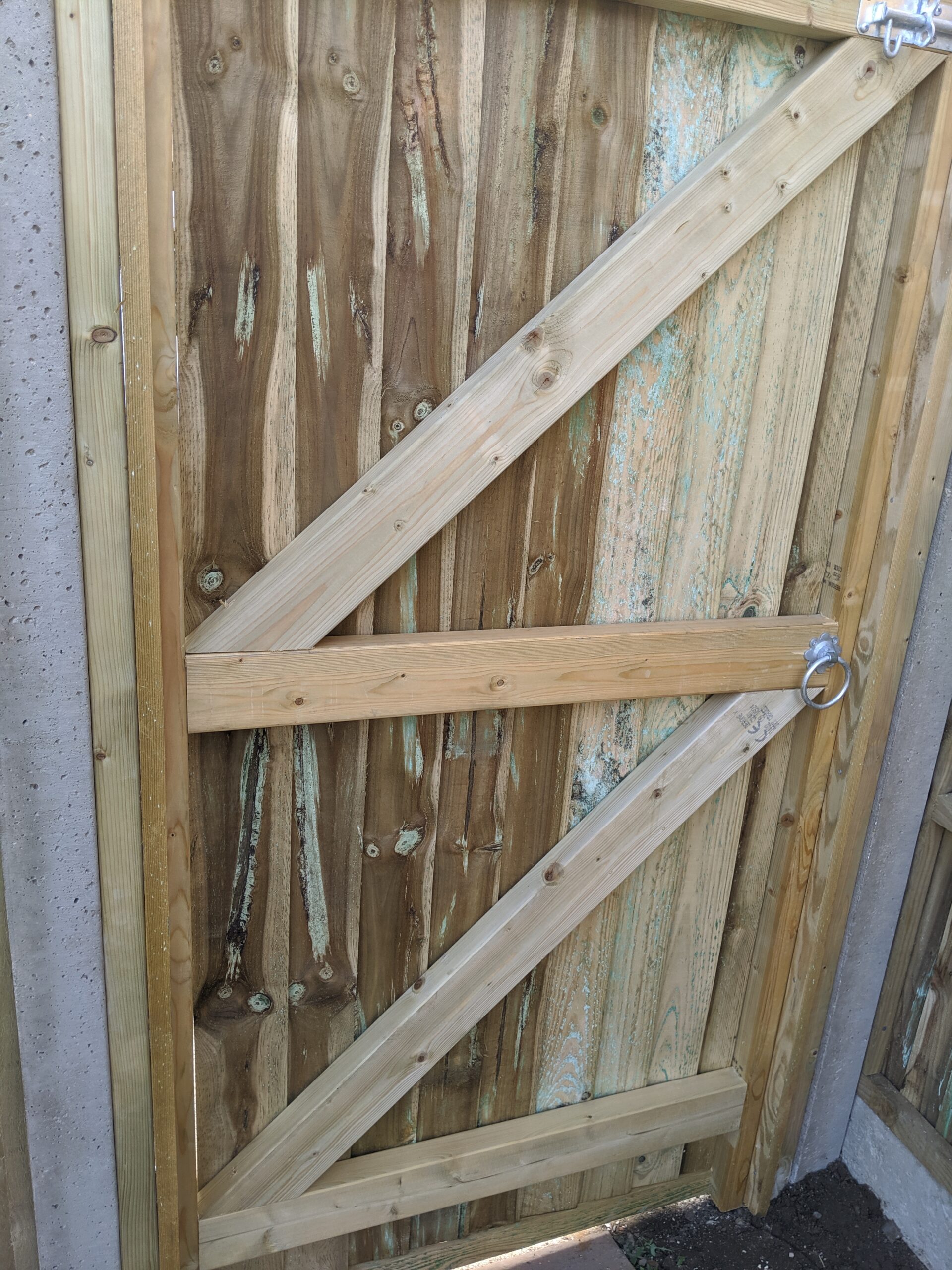 Handmade garden gate